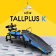 TALL PLUS stretcher puller inverted handpiece auxiliary tallplus automatic stretching equipment Tallplus K blue