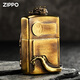 Zippo plus léger Zippo authentique en laiton Dragon Men's Gift Custom Retro Nostalgic Collection SMAUG - Version autonome DY9902TZ