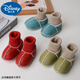 Disney Baby Sheepellin-in-One-Babyschuhe und Socken halten im Herbst- und Winterbaby-Baumwollschuhe weiche Sohlen und fallen nicht von Kleinkindschuhen 0-6-12 Elfenbein weiße Lambskin 1 Paar Eingröße innere Länge 11 cm (0-6 Monate) verdickt.