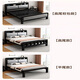 Kehu Bed Iron Bed Double Bed 1.5x2m Iron Frame Bed Household Iron Bed Frame Black Bed Frame High Tail White Soft Pack Popular Model 1.5*1.9/2.0m Default 2.0