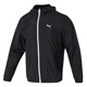 Puma (PUMA) official jacket men 25 summer new style breathable fast dry ice silk woven windproof trend sports and casual jacket men [main recommendation] Summer thin style/inner lining/classic black woven hooded XL /185/104A