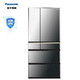 Réfrigérateur Panasonic 659 litres d'origine Miroir haut de gamme importé Original Miroir multi-portes Multi-portes Frose Frost Frost Automatic Ice Making-3 Micro-Freeze Preservation NR-673WX-X5 (Agent Black)