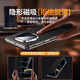 Qiali [Lens all-inclusive | Magnetic viewing window] suitable for Huawei matex6 mobile phone case flip cover collector's version X6 protective case anti-fall smart leather ultra-thin business style leather case Lens all-inclusive | Alloy rotating bracket [Golden black]