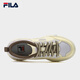 Fila Shoes Official Women's Cookies EC Retro Canvas Zapatos 2025 Summer Nuevos zapatos de galleta zapatos casuales crema espesa amarillo/lanxu púrpura-do 40