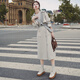 Pier Cardin Small Casual Codled Windbreaker Jacke für Frauen mitten in der Mitte des Frühlings und des Herbstes 2025 Neue Temperamentmantel ist in diesem Jahr beliebt. Bildfarbe S (96Jin [Jin ist 0,5 kg] -110jin [Jin entspricht 0,5 kg]))