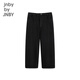 Jnby от Jnby [Thin Fleece] Jiangnan Cloth Cloth Детская одежда для стирки джинсовой ткани с прямыми брюками Осенние и зимние мальчики и девочки дети 1OAE12350 990/Джинсовая черная 150 см 150 см.