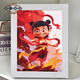 CLCEY哪吒2魔童闹海钻石画儿童手工diy材料包之钻石贴画钻石绣5D幼 7371相框+工具