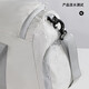 Ukdati hand-in-one travel bag large capacity men and women lightweight boarding short-distance travel waiting to be delivered trunk crossbody gym bag white