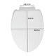 
TO394 toilet cover CW886 874 854 sw784 981 719764BRBGB cushioned TO seat cover V-shaped CSW719B Just take the model and toilet pictures to customer service