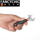 Fancychic Movable Wrench Multi-fonction Plaque mobile Plaque en plastique Dyeing Handing Gandage Anti-Slip 4 pouces 100 mm (M11303)