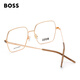 HUGO BOSS【Alica Schmidt同款】眼镜框女素颜简约金属可配近视 1592 RHL