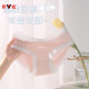 Yalu Unterwäsche für Frauen atmungsaktive Mädchen Mid-T-Taisten Unterwäsche für Frauen Sommer einfache süße Mädchen Unterwäsche Bär 699# Green 1 XL 120-140jin [Jin gleich 0,5 kg]