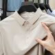 Jeansswest Wang Yibo respalda a gran tamaño de hielo suelto seda de seda de manga corta polo de verano en verano top de protector solar a prueba de sudor de secado rápido porbl-12357 marrón 5xl