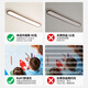 大观园（DGY）走廊过道led吸顶灯现代简约复古长条玄关衣帽间阳台灯具O263 3892-80cm-无极精灵32W-全光谱