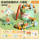 Wozhi children's building blocks toys large particles soft building blocks three-dimensional building blocks toys boys and girls birthday gifts