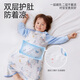 
Jingqi (JOYNCLEON) [Cambolic Tea Soft Clothes] Baby Sleeping Bag Spring and Summer Children's Pajamas Pure Cotton Onesie Pajamas Pink 90