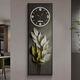Xiaoxiao Painting Zhong Family Daye Dayuan Entrance Decoration Drawing Clock Wall Clock Living and Dial Light Dial Corridor Wall Light Hanging DQ6198 [Dial No Light Style] 35 inches [30*90cm]