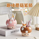 Creative and cute and interesting resin pen holder storage box student desktop small children boy and girl cartoon decoration ornaments resin fun mushroom pen holder-Panda