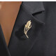 Dijing Wheat War Hair Clip Brooch Set для женщин Высококачественный 2025 Новый Shark Clip китайский подарок на День святого Валентина для подруги и жены шпилька четыре комплекта [подарочная коробка]