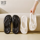 Sie genießt Flip Flops für Frauen im Sommer im Sommer, einfache, leichte und komfortable Clip-on-Sandalen für Frauen TF813 Black 38/39