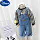 G.DUCKKIDS boys' overalls jeans girls simple children's autumn pants 2025 new baby spring and autumn long pants trend K60-blue overalls () 120 suitable height 110-120cm age 6-7 years old