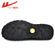 Huili casual leather shoes men's genuine leather spring and autumn outdoor hiking toe-mounted shoes layer cowhide sports shoes soft sole breathable work shoes black single layer BXT18655 40