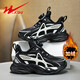 Double Star (Shuangxing) Kinderschuhe Jungen Sneakers 2024 Neuer Herbst- und Winterleder wasserdichtes Herbst mittel- und großer Kinder zwei Baumwollschuhe FJ-15252 Dunkelblau (Frühlings- und Herbst-Doppel-Netz) 18 Schuhlänge ist ca. cm 28