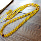 Li Shenbao authentic old natural amber necklace pendant chain gold amber 108 Buddhist beads rosary bracelet lanyard round beads water purification number 6, single bead is about 4.8-5.2