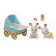 森贝儿家族（Sylvanian families）日版巧克力兔宝宝推车 过家家女孩玩具玩偶套装 生日送儿童礼物