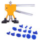 
Sanqihu 9854 Automobile Sheet Metal Depression Repair Tool Car Door Size and Pit Stainless Suction Cup Strong Concave Puller + Hammer Package (Home 220v Glue Gun)