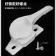Masfor window lock plastic steel window sliding door accessories crescent lock aluminum alloy door and window lock buckle old sliding door lock (2 pcs/pack) left crescent + short hook