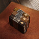 ZIPPO [Ruyi Jixiang] Valentine's Day Selected Lighter Keroleum Golden Camphor Inlay Elephant High-end Wooden Gift Box Men Ruyi Jixiang-Ziguang Sandalwood (DY9902TM) All Size