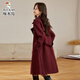 Woodpecker Encore Red High-end Medium-Length Trench Coat Women's 2025 Spring and Autumn New Temperature Slimming British Style Coat Encore Red L Recommended 110-120Jin [Jin equals 0.5 kg]