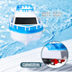 Children's electric boat toy yacht model simulation speedboat boy baby bath ship can be launched into the water non-remote control blue yacht with charging set