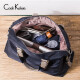 CaeliKeleie travel bag men's Korean version trendy fashion business shoulder crossbody travel bag large capacity handbag men's bag K814 dark blue