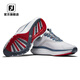
FootJoy golf shoes men's shoes new FJ Quantum sports lightweight golf sports shoes comfortable and stable without spikes White/Blue/Red-56989 Size 41 = US size 7.5