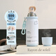 Thermos Cartoon Ghost Thermos Cup Kinderwasserbecher Stroh Thermosflasche für Schüler für Männer und Frauen tragbare Teetassen für Mädchen - Weiß - BXAH13796 GHOST BLUE 316 Edelstahl