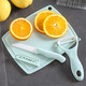 Zigman's 2025 new dopamine series fruit knife three-piece set paring knife cutting board set small fruit knife melon planer