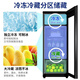 Haier Ice Bar Independent Freezer Zone Home Living Room Refrigerator Red Wine Cabinet Frozen Display Cabinet Office Refrigerator Tea and Fruit Fresh Cabinet Ready in Stock 167L Quick Ice Making丨Freezing Zone丨Ion Sterilization丨Anti-fog 167L
