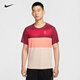 Nike Nike Tennis T-Shirt Herren-Dri-Fit Schnell trocken atmungsaktive Tennis Sport Kurzarm Sommer Top Casom Coralle Red FZ9846-677 2xl