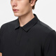 AIGLE【春夏新品】艾高衬衫UPF50+防紫外线cooltouch凉感短袖男 黑色 BI701 XL (185/100A)