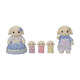 
Sylvanian families (Sylvanian families) Japanese lopsided rabbit family, play house girl toy doll set, birthday gift for children