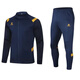KELME KELME new coat autumn and winter sports training running cardigan knitted jacket football long-sleeved suit sportswear navy suit L (175-180cm) (70-80kg)