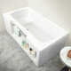 TOTO独立浴缸PAY1517 PAY1517LP左裙边浴缸 +排水套装