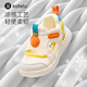 
Carter Rabbit Children's Sandals 1-3 Years Old Summer Children's Shoes Girls' Toddlers Boys Breathable Sports Sandals Functional Baby Shoes White Yellow Orange Green 25 Inner Length 15.5cm Feet Length 14.3-14.9