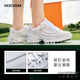 Skechers Panda Chaussures Spring Femme's Hosthened Dad Shoes Rivets Lightweight Shoes Casual Shoes Sneakers 11979 White / Silver / WSL 36 230 mm