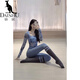 Kangaroo (DAISHU) Professional Yoga Wear for Women 2025 New Pilates Training Wear Set Yoga Tops Beautiful Fitness Wear Sportswear Set Wind Chime Blue Top + Mysterious Green Pants M (98-110Jin Jin equals 0.5 kg)