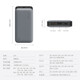 ZMI20 Mobiles Netzteil PD Fast Lade Mac Notebook 200W Android 25000MAH Power Bank 120W 25000 ZMI Zimi QB826G-20 Netzteile Englischversion Englisch Version