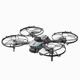 Drei Birnen mit Bildschirm Fernbedienungssteuerung Drohne Luftfotografie Hochauflösende Grundschüler Kleine Fernbedienung Flugzeuge Kinderspielzeug Jungen 2024 Neue Black Technology Internet Celebrity High-End Smart Adult Drohne Dual Electric EIS 8K Drei Kameras [5000m Bild 360 Hindernisvermeidungspaket Eins