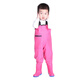 Bon Eve children's water play one-piece waders kindergarten waterproof clothes for catching the sea children's rain boots men and women fishing rain pants beach children-blue overalls with pockets 25-shoe inner length 16cm